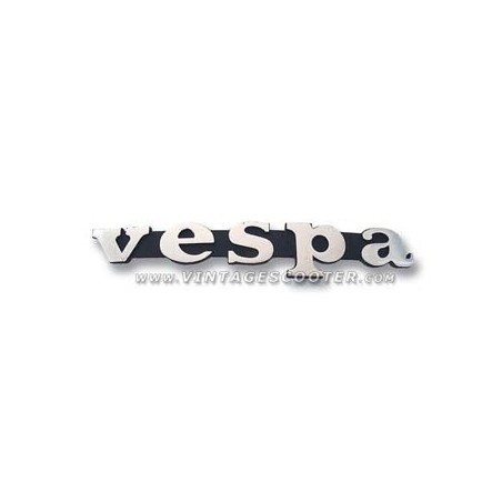 Emblême de tablier Vespa aluminium entraxes  80mm